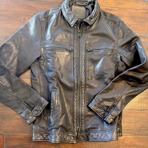 All Saints Black “Luck Leather Jacket”